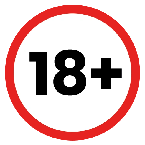 18+ Warning Icon